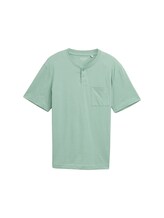 Nicht ausgewählt, Henley T-Shirt mit Brusttasche von , grün