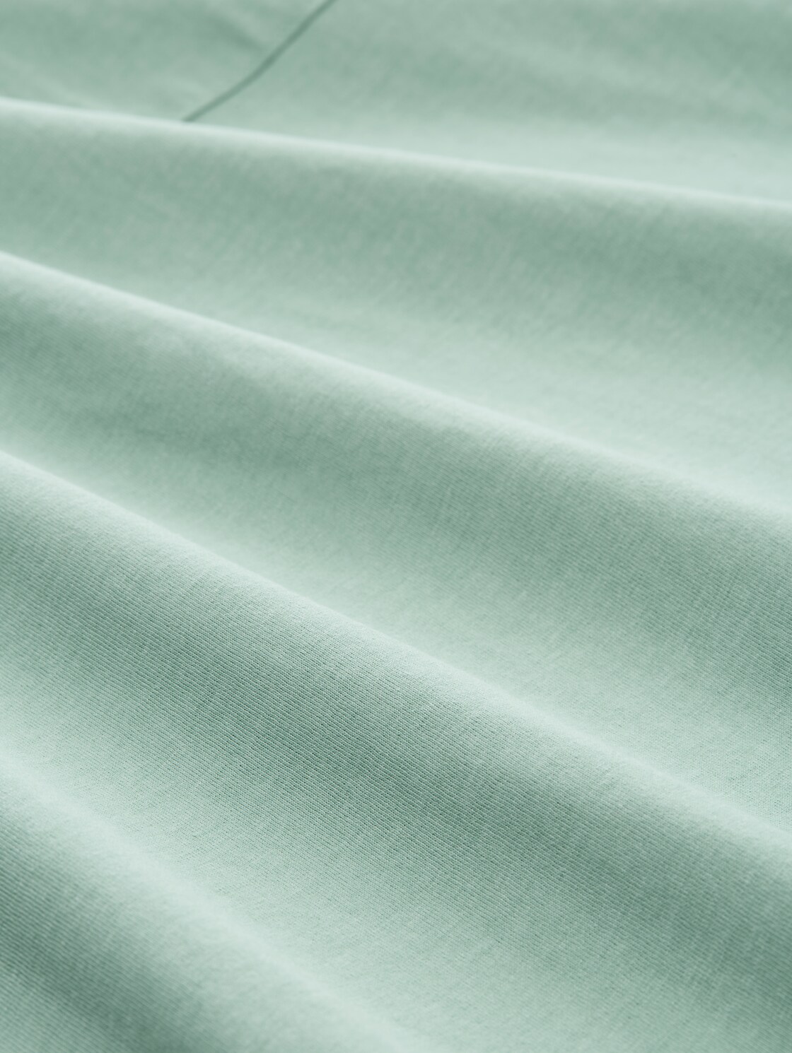 Henley T-Shirt mit Brusttasche - dust green melange - Material-Ansicht