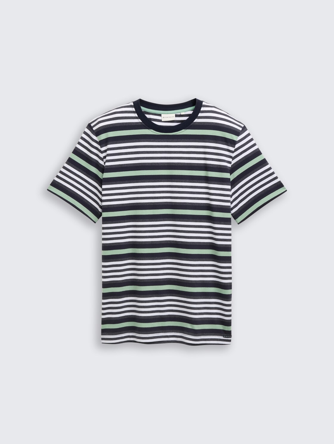 T-Shirt mit Streifenmuster - navy multicolor melange stripe - Vorder-Produkt-Ansicht