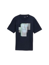 Nicht ausgewählt, T-Shirt mit Fotoprint von , blau