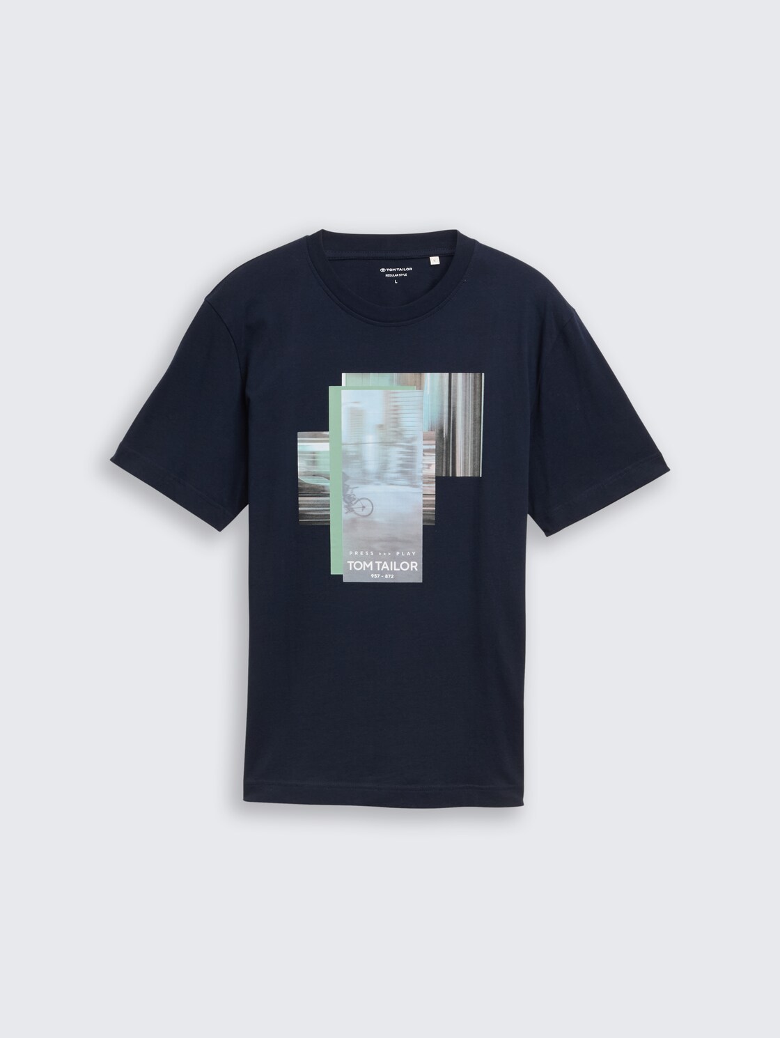 T-Shirt mit Fotoprint - sky captain blue - Vorder-Produkt-Ansicht