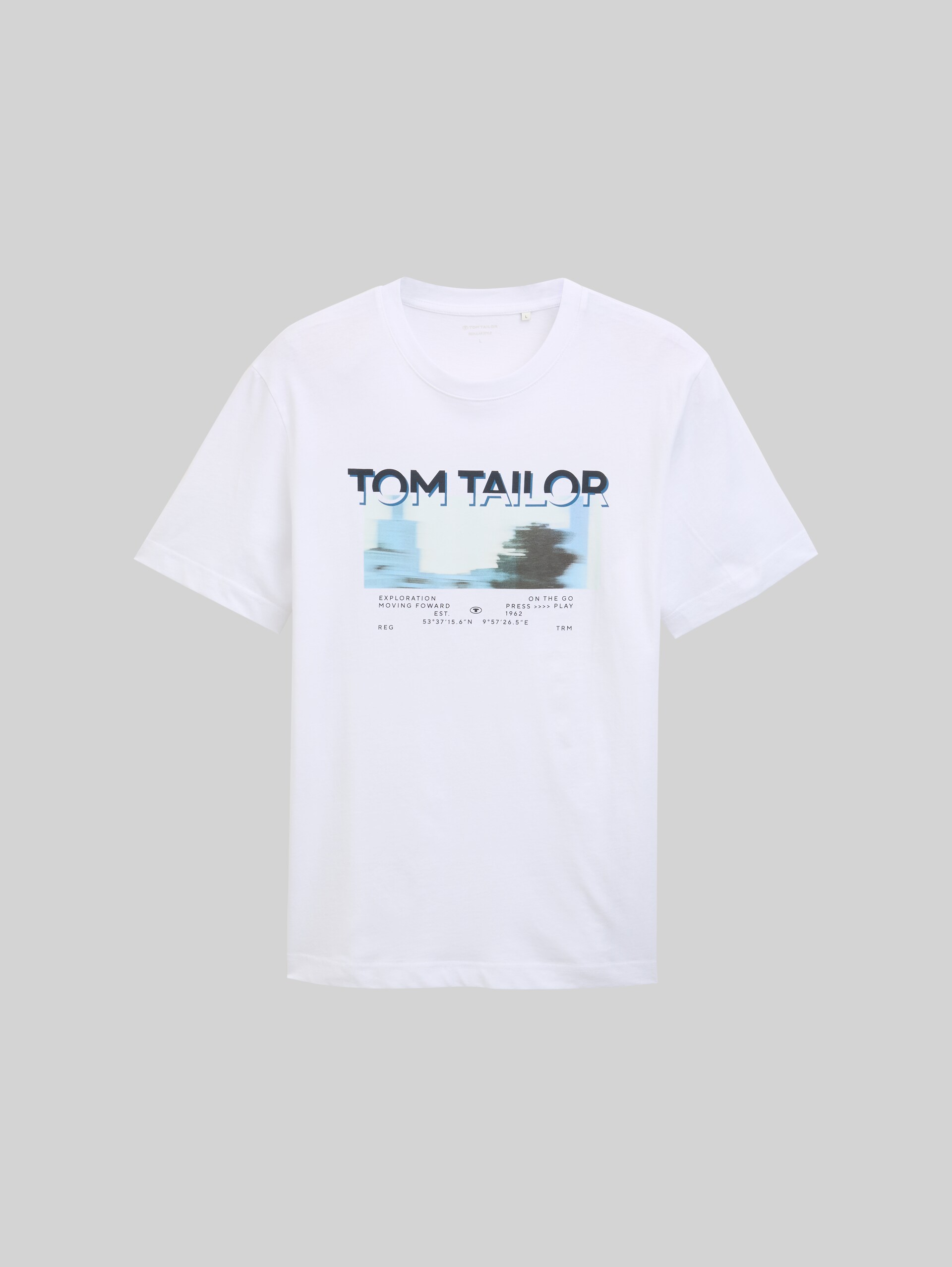 T-Shirt mit Fotoprint - White - Vorder-Produkt-Ansicht
