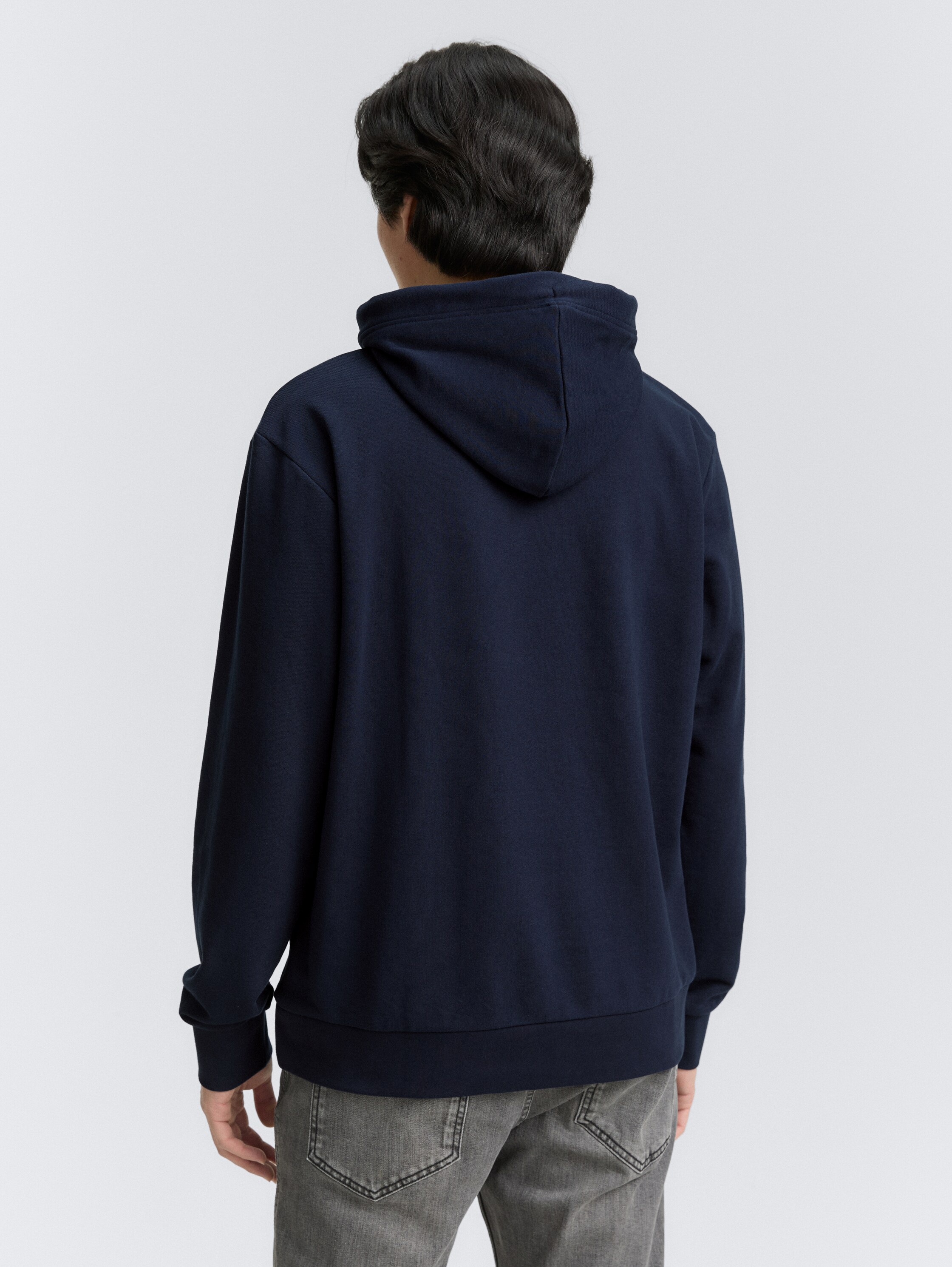 Hoodie Sweatshirt mit Logo-Print - sky_captain_blue_1 - 