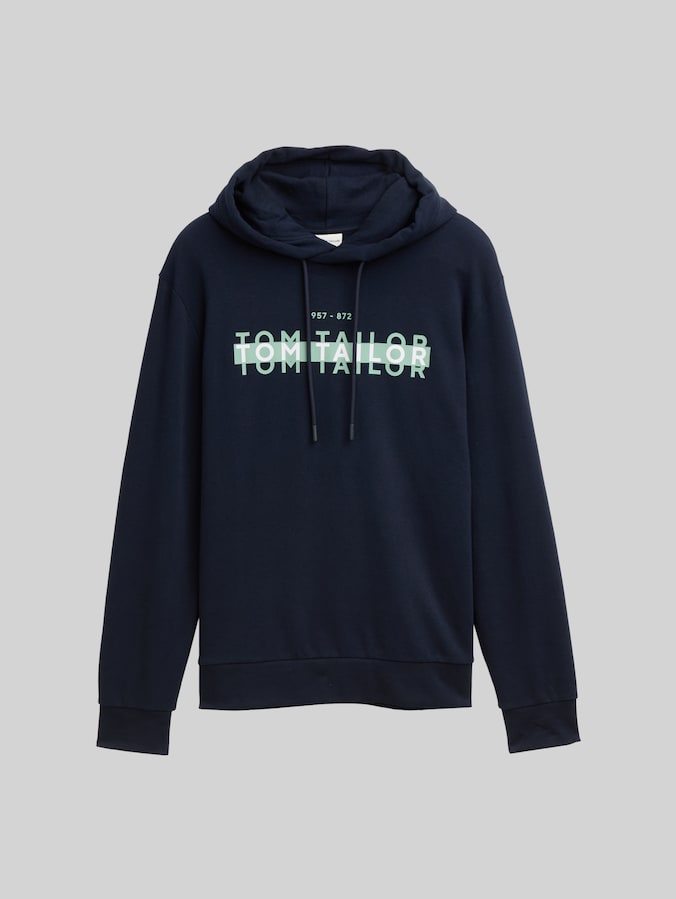 Hoodie Sweatshirt mit Logo-Print von Men, sky captain blue