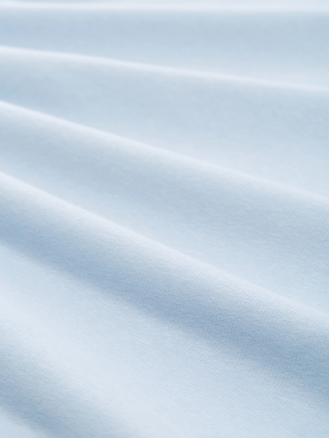 Hoodie Sweatshirt with logo print - Light Metal Blue - Material view