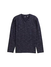 Ausgewählt, Serafino Langarmshirt von Tom Tailor, blau