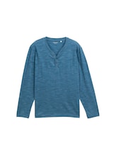 Ausgewählt, Serafino Langarmshirt von Tom Tailor, blau