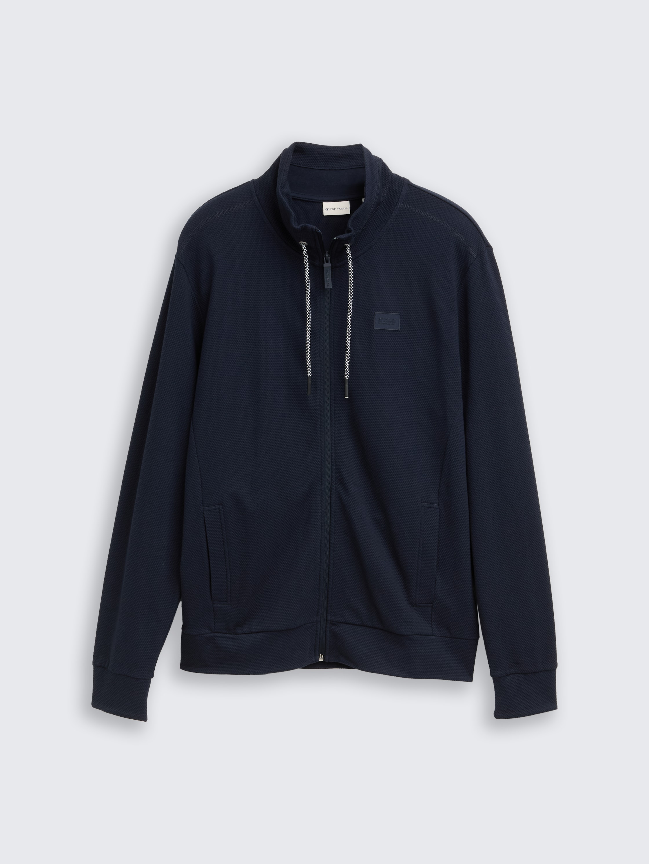 Ultralicht sweatjack met opstaande kraag - sky_captain_blue_1 -