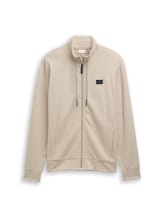 Ausgewählt, Ultralight Sweatjacke mit Stehkragen von Tom Tailor, braun