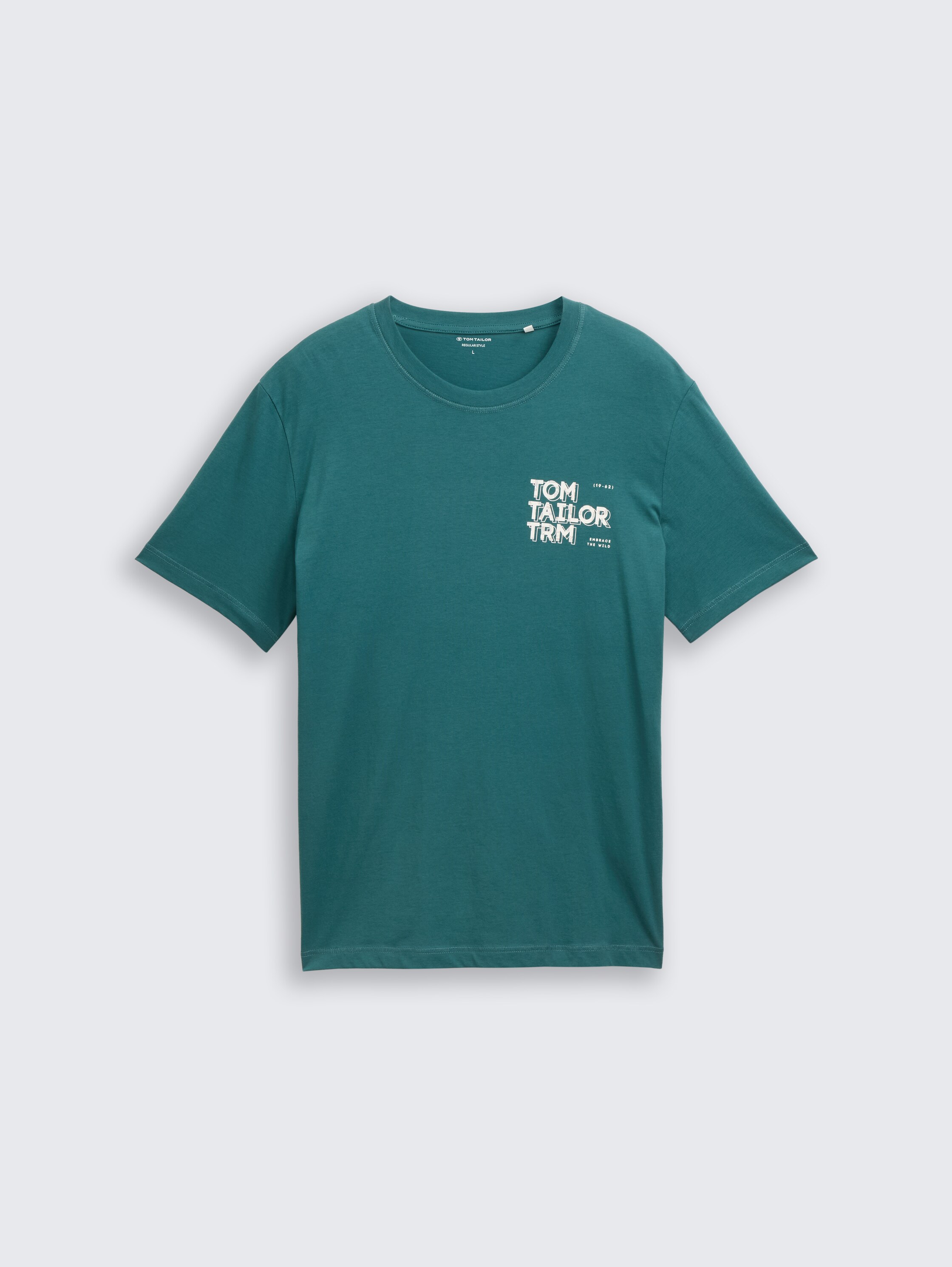 T-Shirt mit Print - Jasper Green - Vorder-Produkt-Ansicht