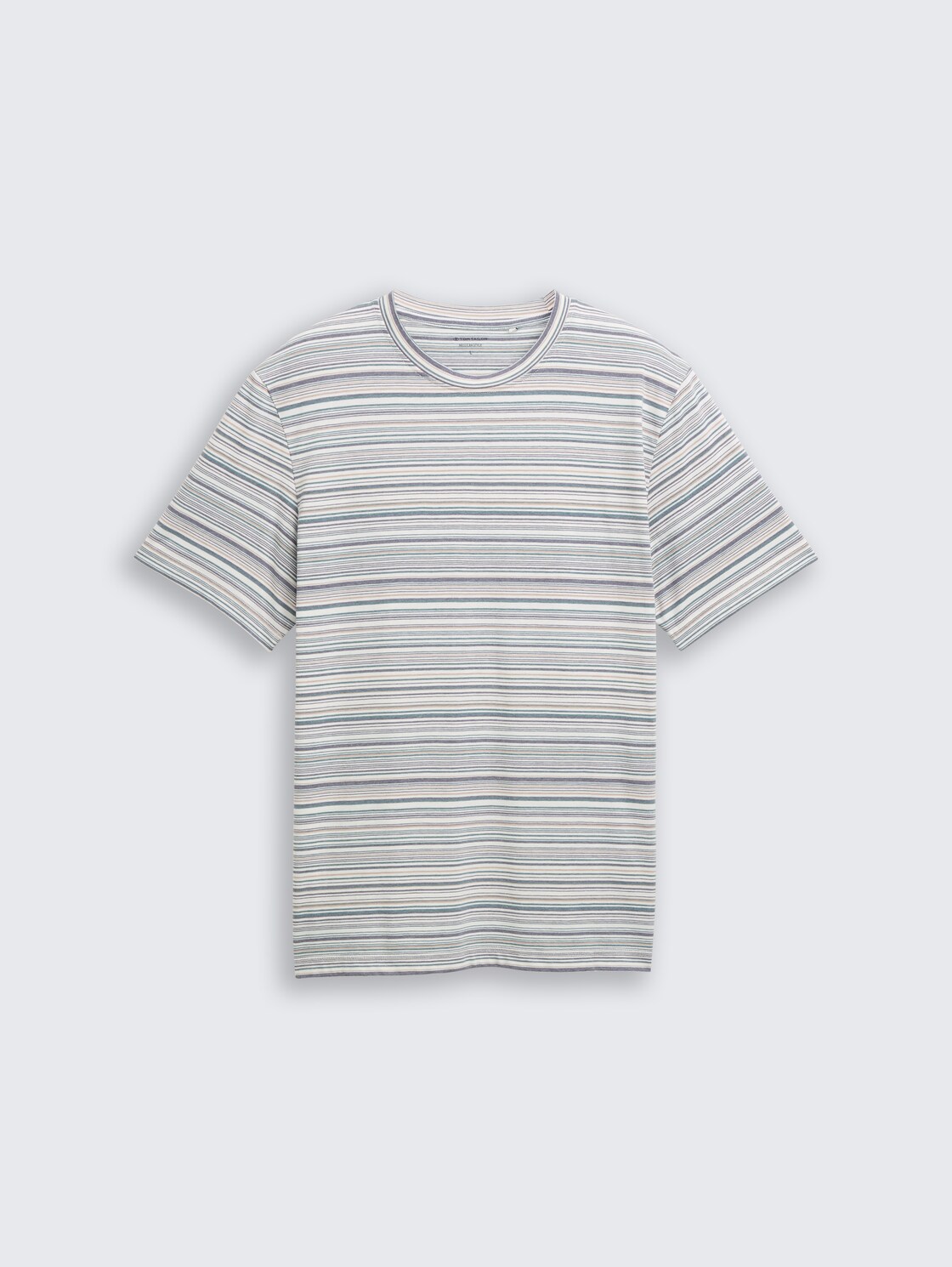 T-Shirt mit Streifenmuster - white multicolor stripes - Vorder-Produkt-Ansicht
