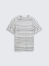 T-shirt met streepjespatroon - white multicolor stripes - Product vooraanzicht