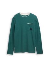 Nicht ausgewählt, 2-in-1 Langarmshirt aus Baumwolle von Tom Tailor, grün