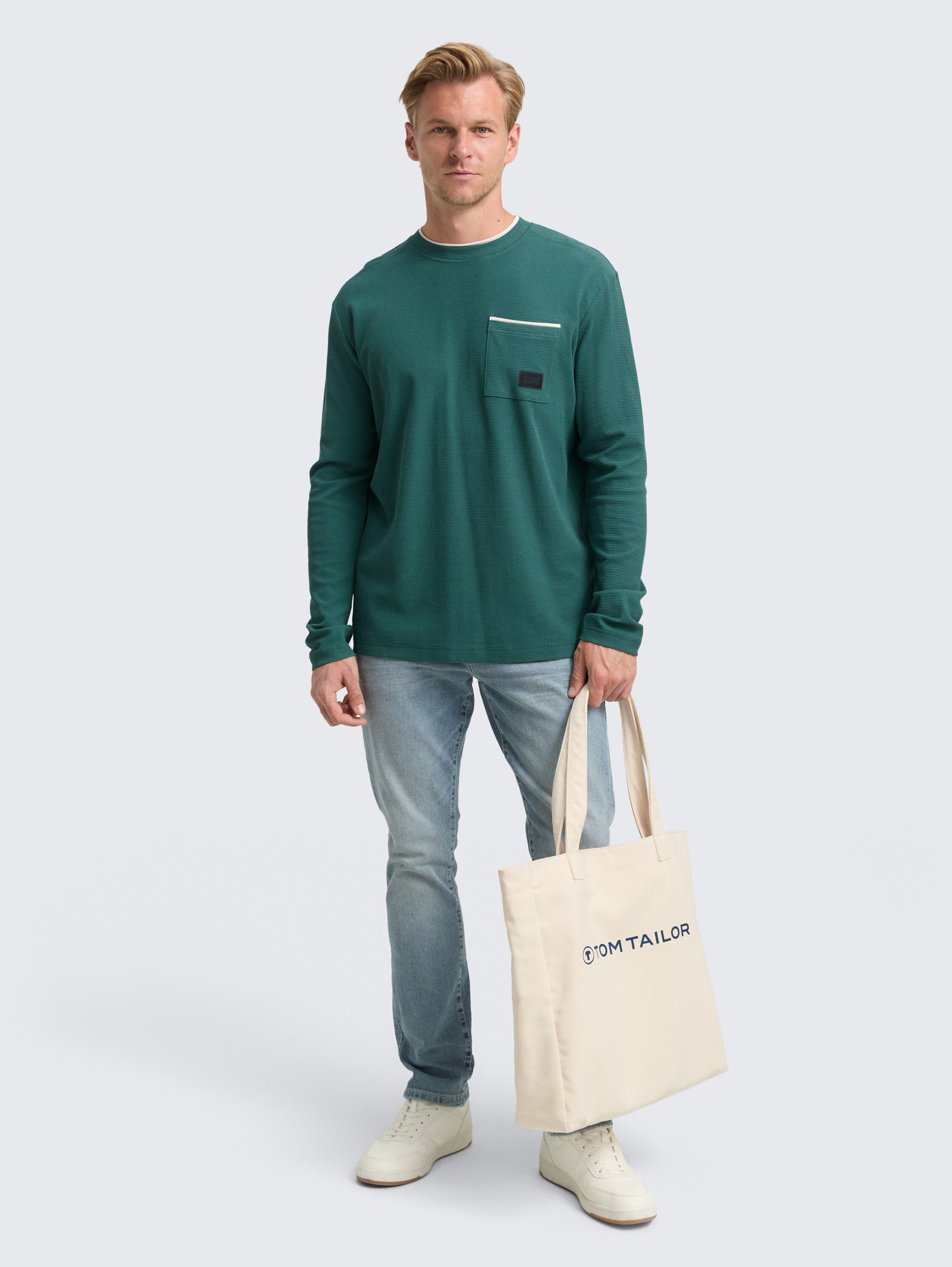 2-in-1 cotton long sleeve shirt - jasper_green - 