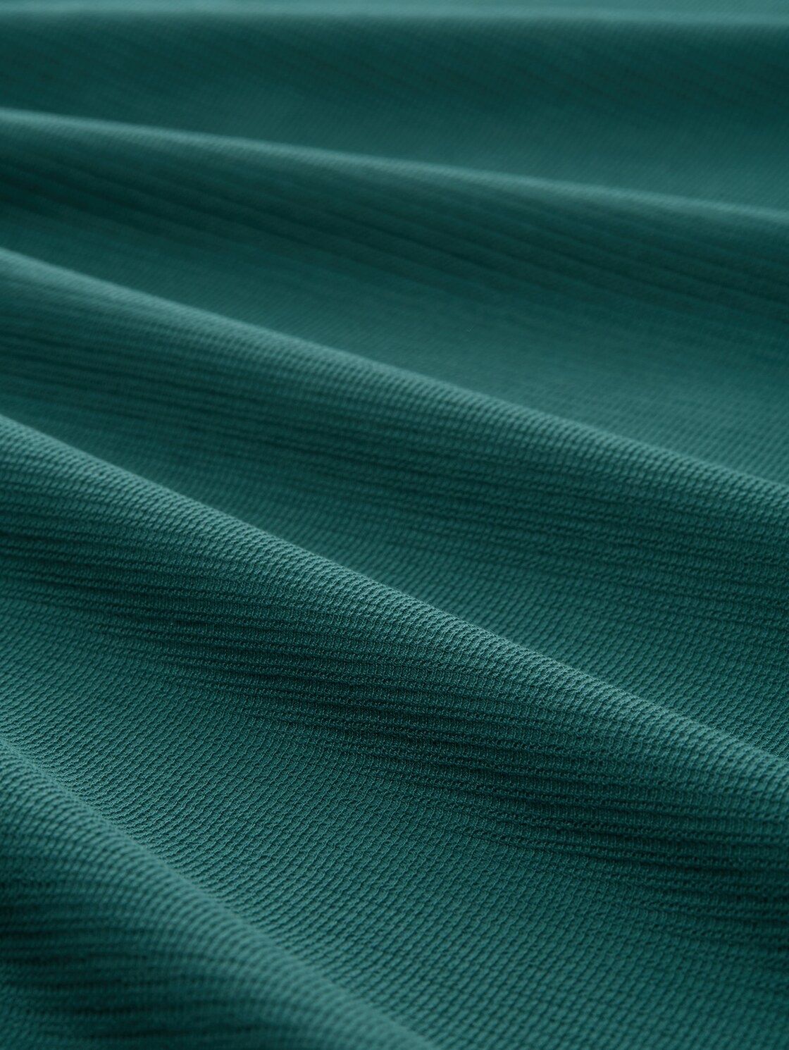 2-in-1 Langarmshirt aus Baumwolle - Jasper Green - Material-Ansicht