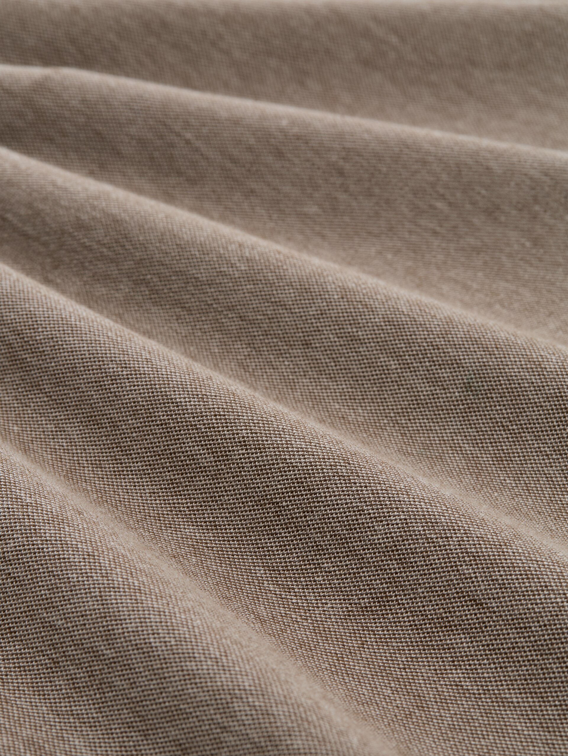 Polo piqué à manches longues avec logo imprimé - brown cashew beige two tone