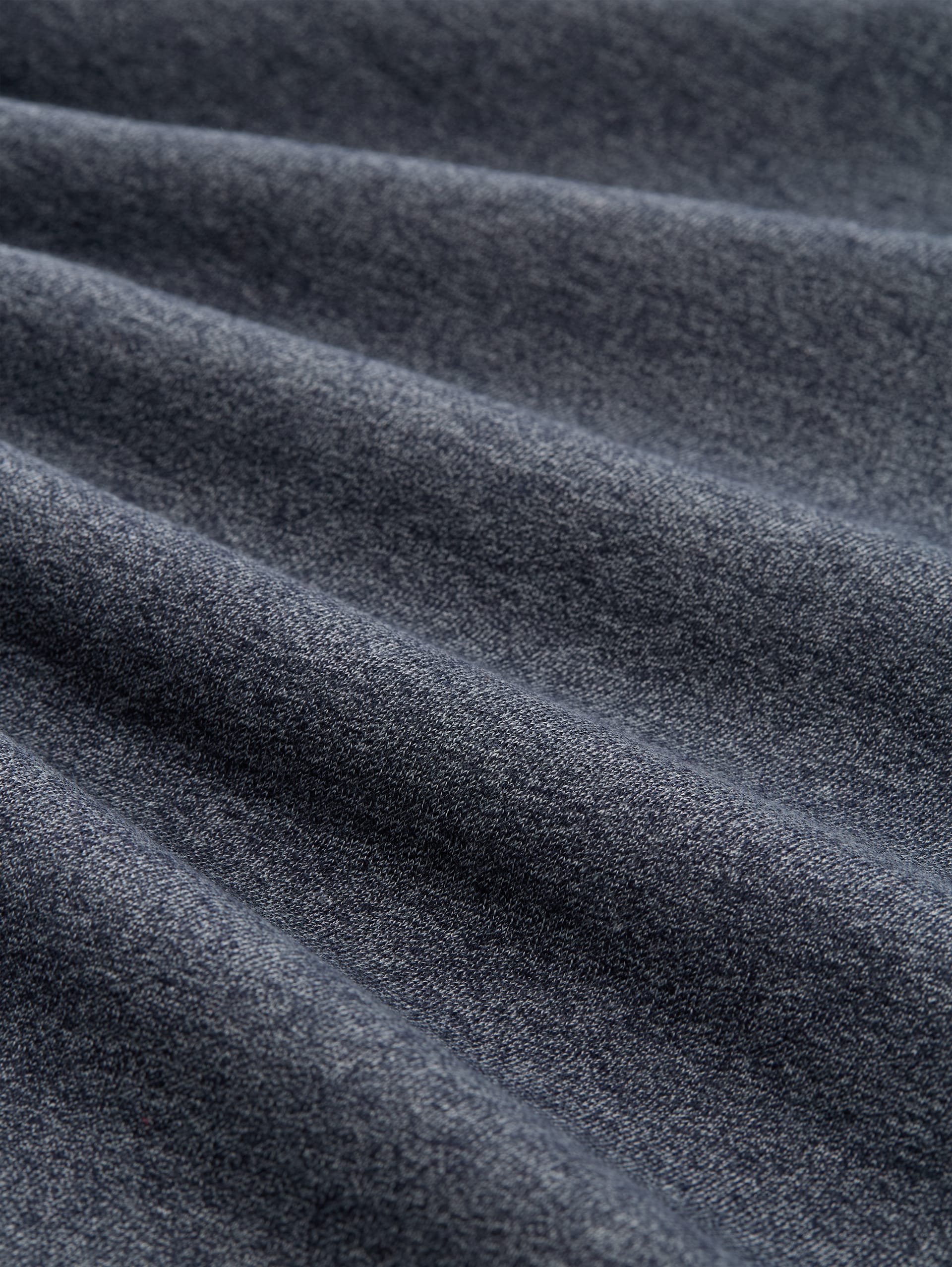 Snood Sweatshirt mit Logo-Details - navy grindle structure - Material-Ansicht