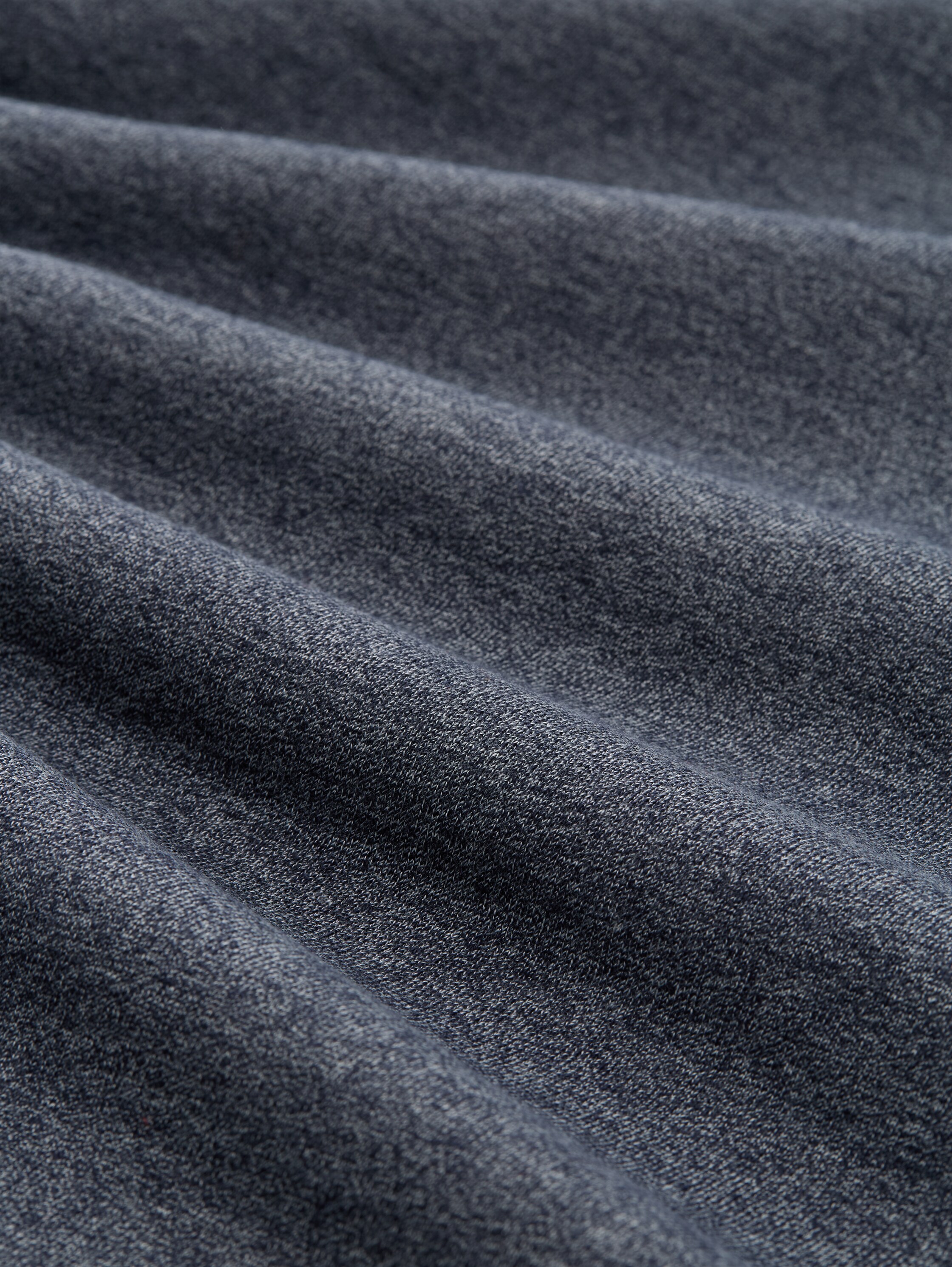 Snood Sweatshirt met logo-details - navy grindle structure - Materiaalweergave