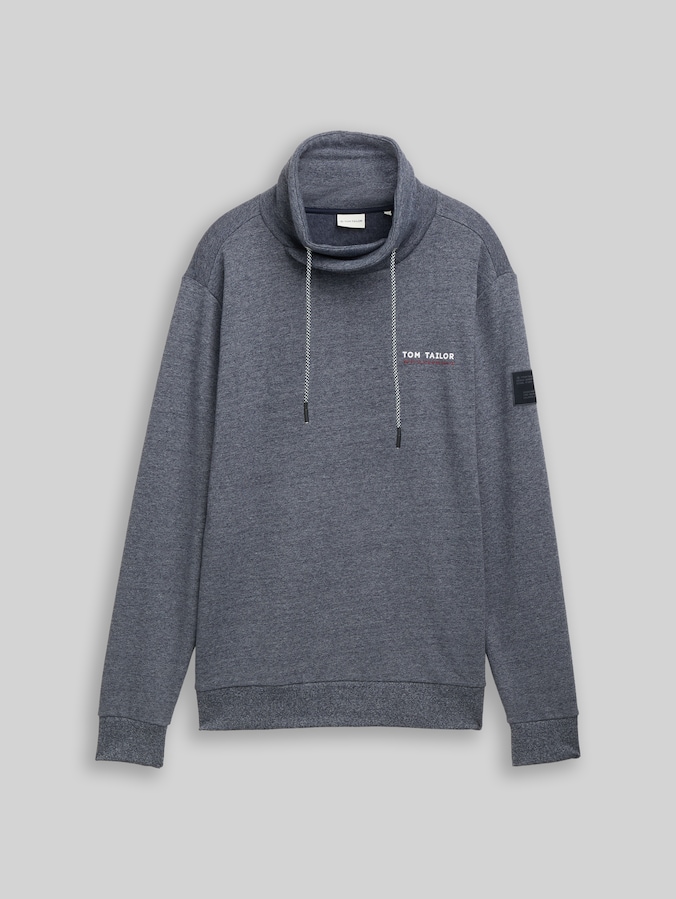 Snood Sweatshirt mit Logo-Details von Men, navy grindle structure