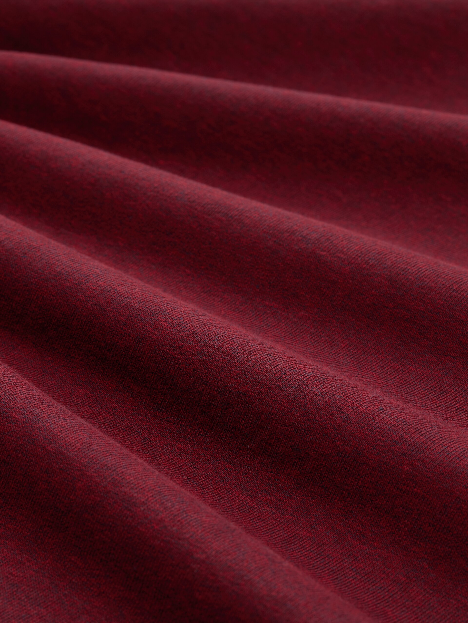 Snood sweatshirt with logo details - red navy grindle structure - Material view