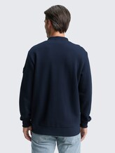 Katoenen bomberjack - sky captain blue - Neklijn model-achteraanzicht