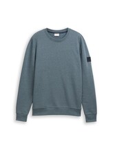 Ausgewählt, Sweatshirt in Melange-Optik von Tom Tailor, grau