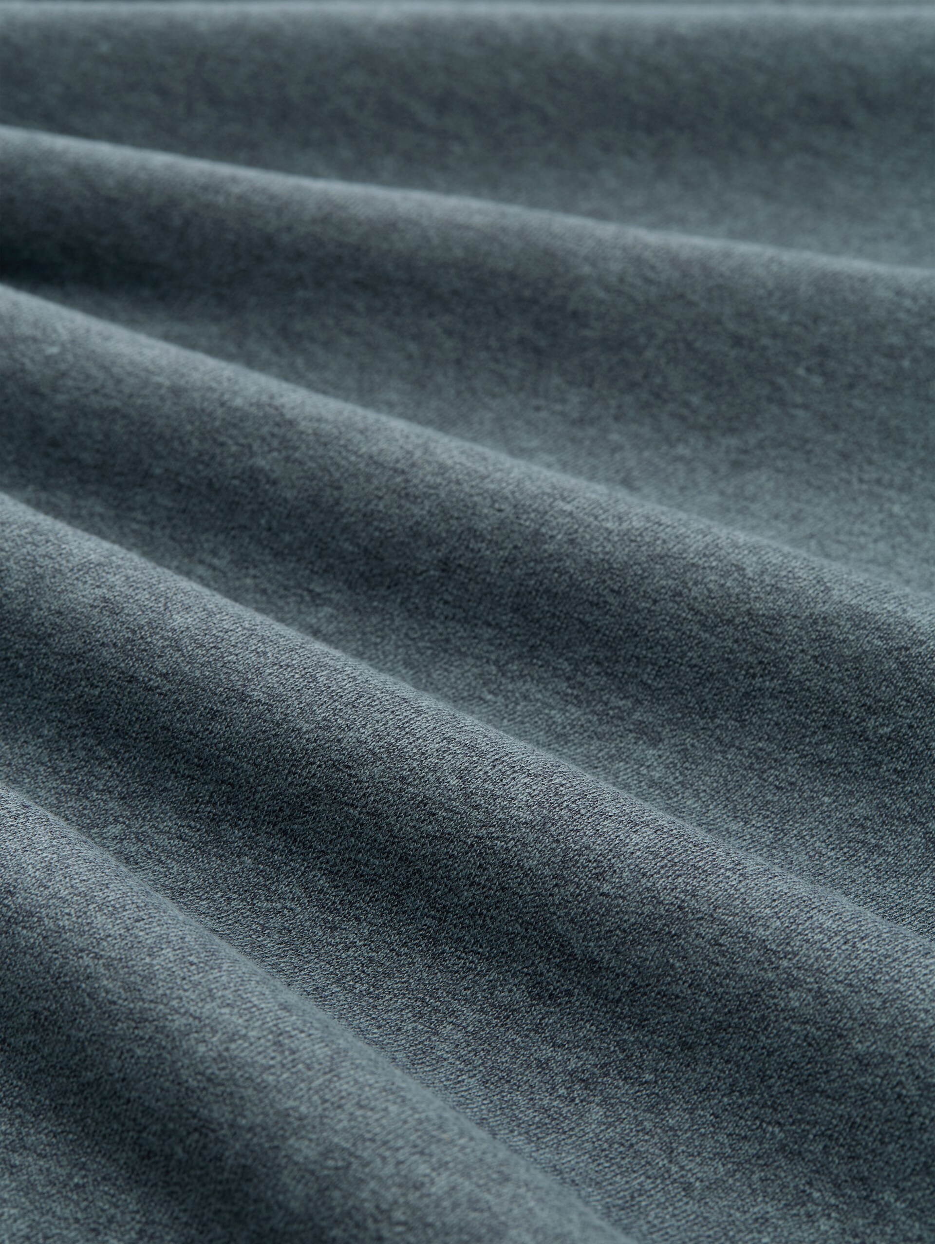 Sweatshirt in Melange-Optik - grey mint navy structure - Material-Ansicht