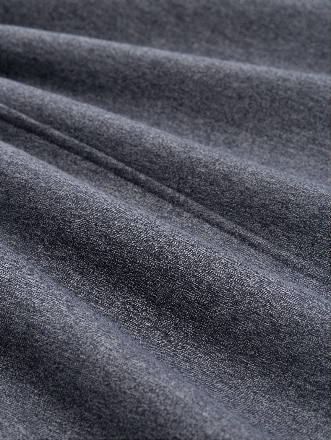 Snood sweatshirt in a melange look - navy grindle structure - Material view