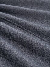 Snood Sweatshirt in Melange-Optik - navy grindle structure - Material-Ansicht
