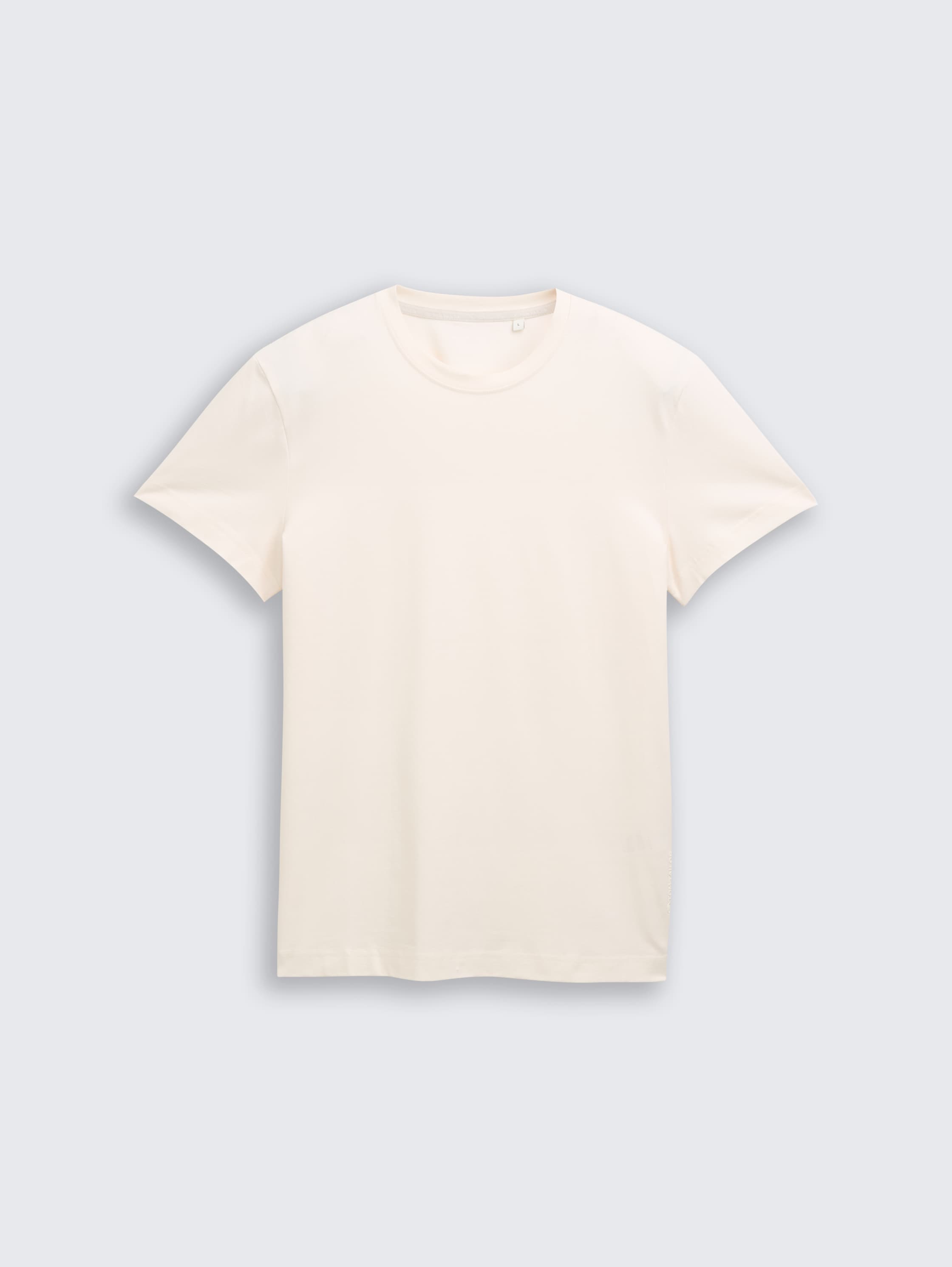 Slim Fit T-Shirt mit Stretch - gardenia_white - 
