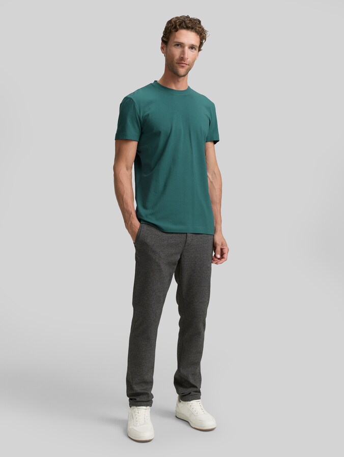 Slim Fit T-Shirt mit Stretch von Men, Jasper Green