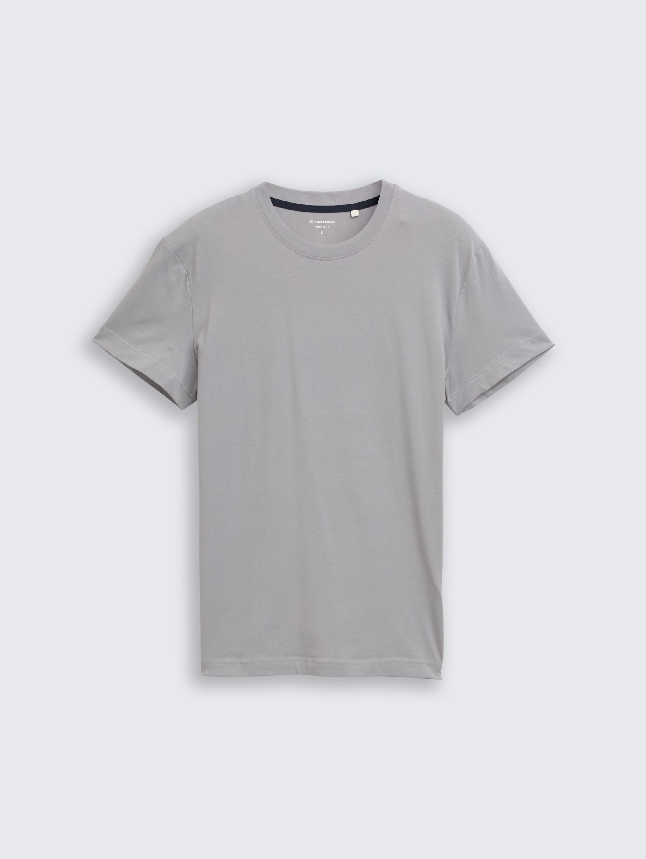 Slim Fit T-Shirt mit Stretch - formal_grey - 