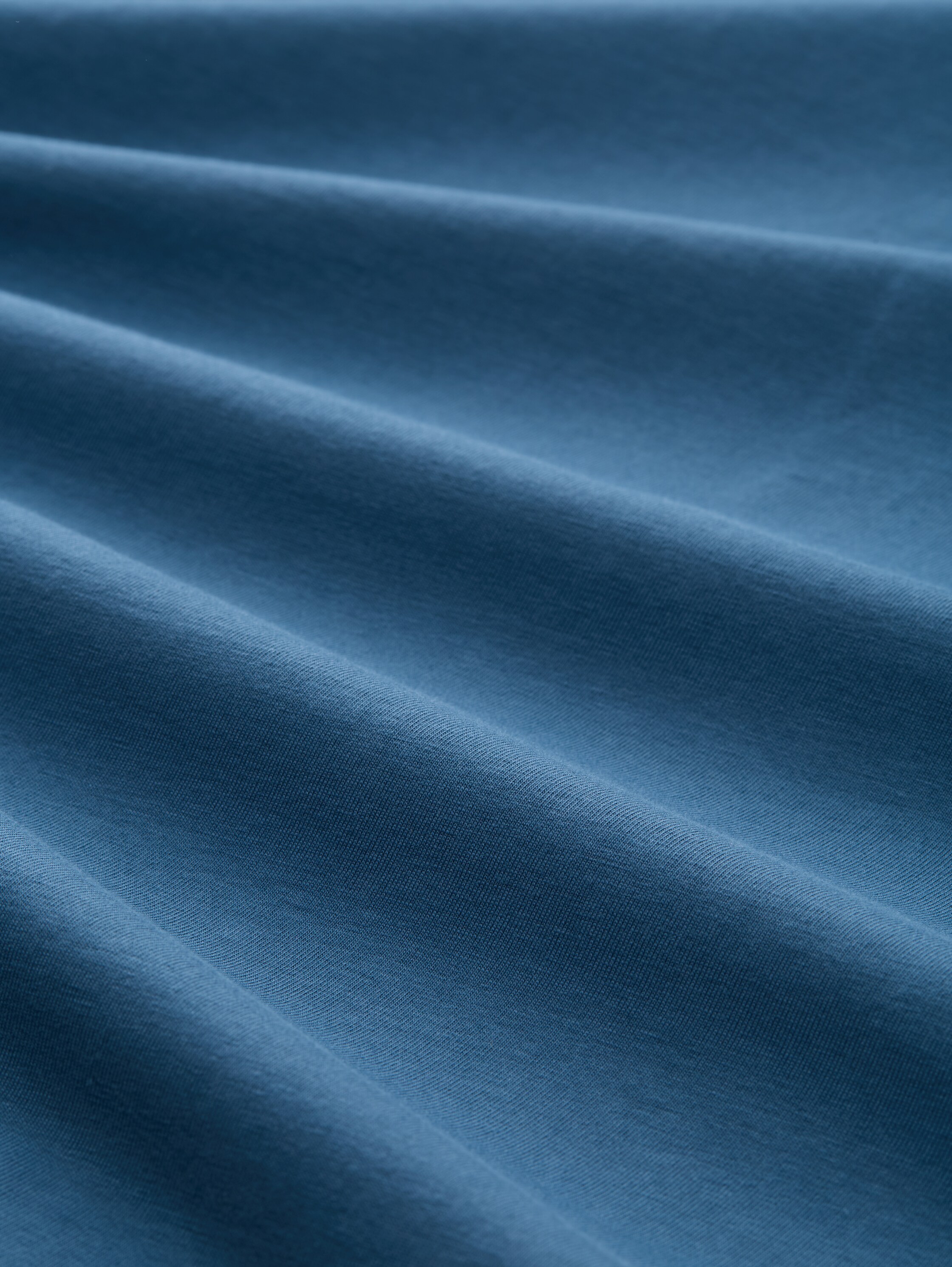 Slim Fit T-Shirt mit Stretch - real_teal_blue - 