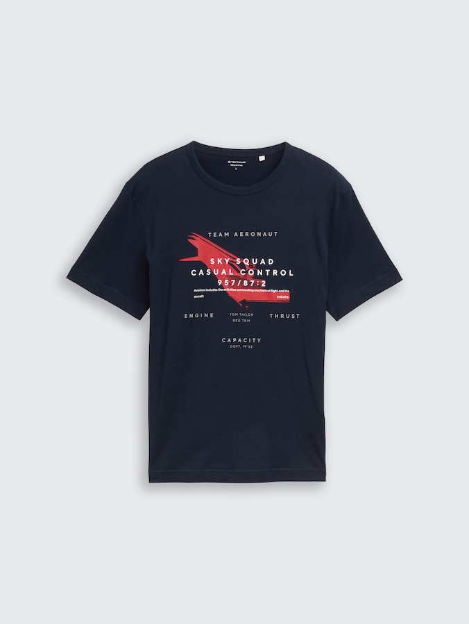 T-Shirt mit Print von Men, sky captain blue