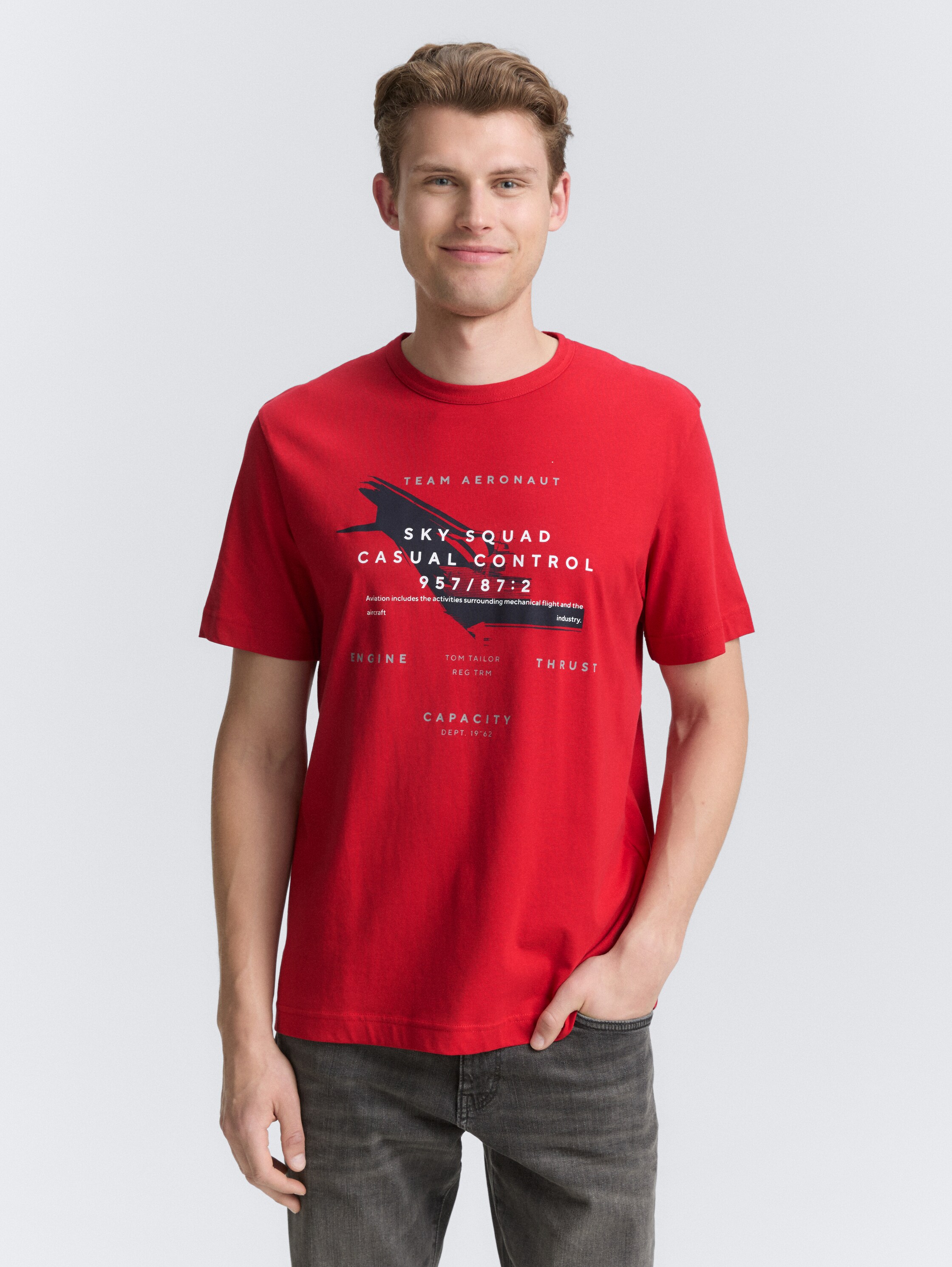 T-Shirt mit Print - samba_red - 