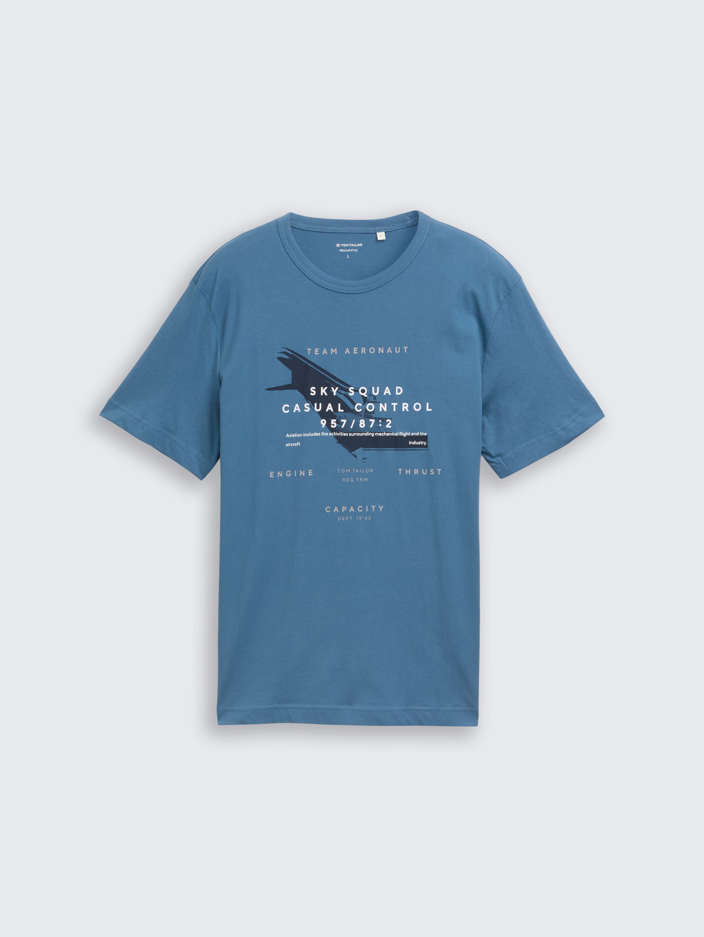 T-Shirt mit Print - real_teal_blue - 