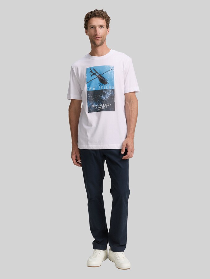 T-shirt met print door Men, White