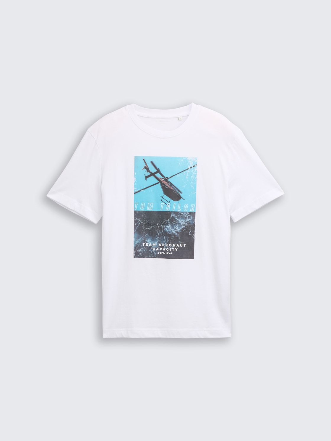 T-Shirt mit Fotoprint - White - Vorder-Produkt-Ansicht