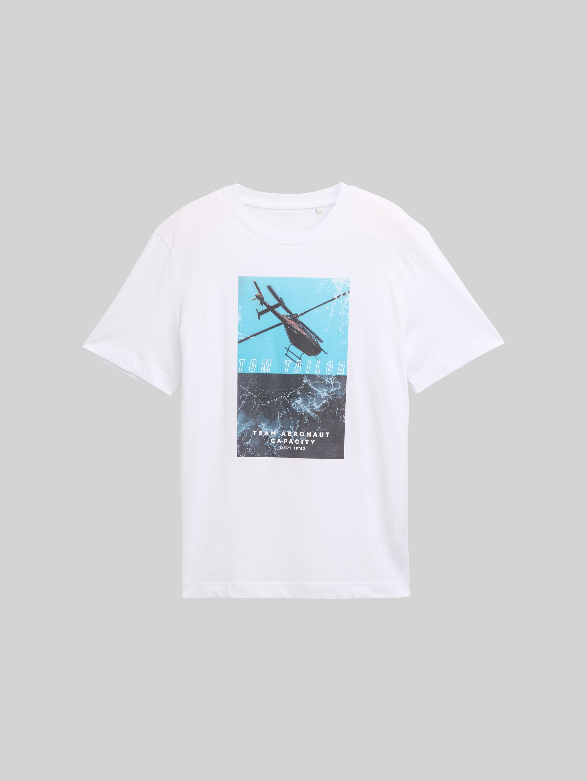 T-Shirt mit Fotoprint - White - Vorder-Produkt-Ansicht