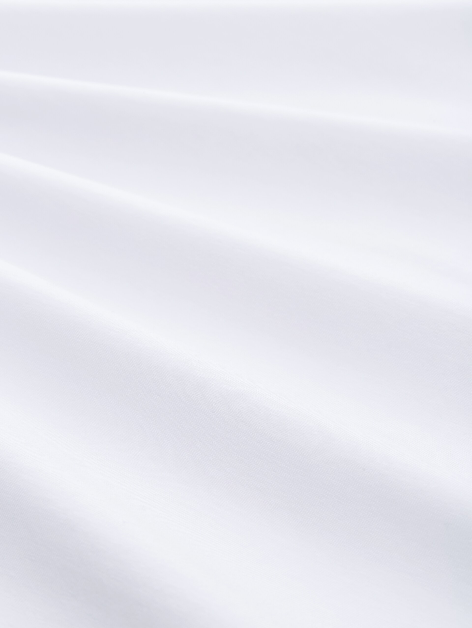 Slim Fit Langarmshirt mit Stretch - White - Material-Ansicht