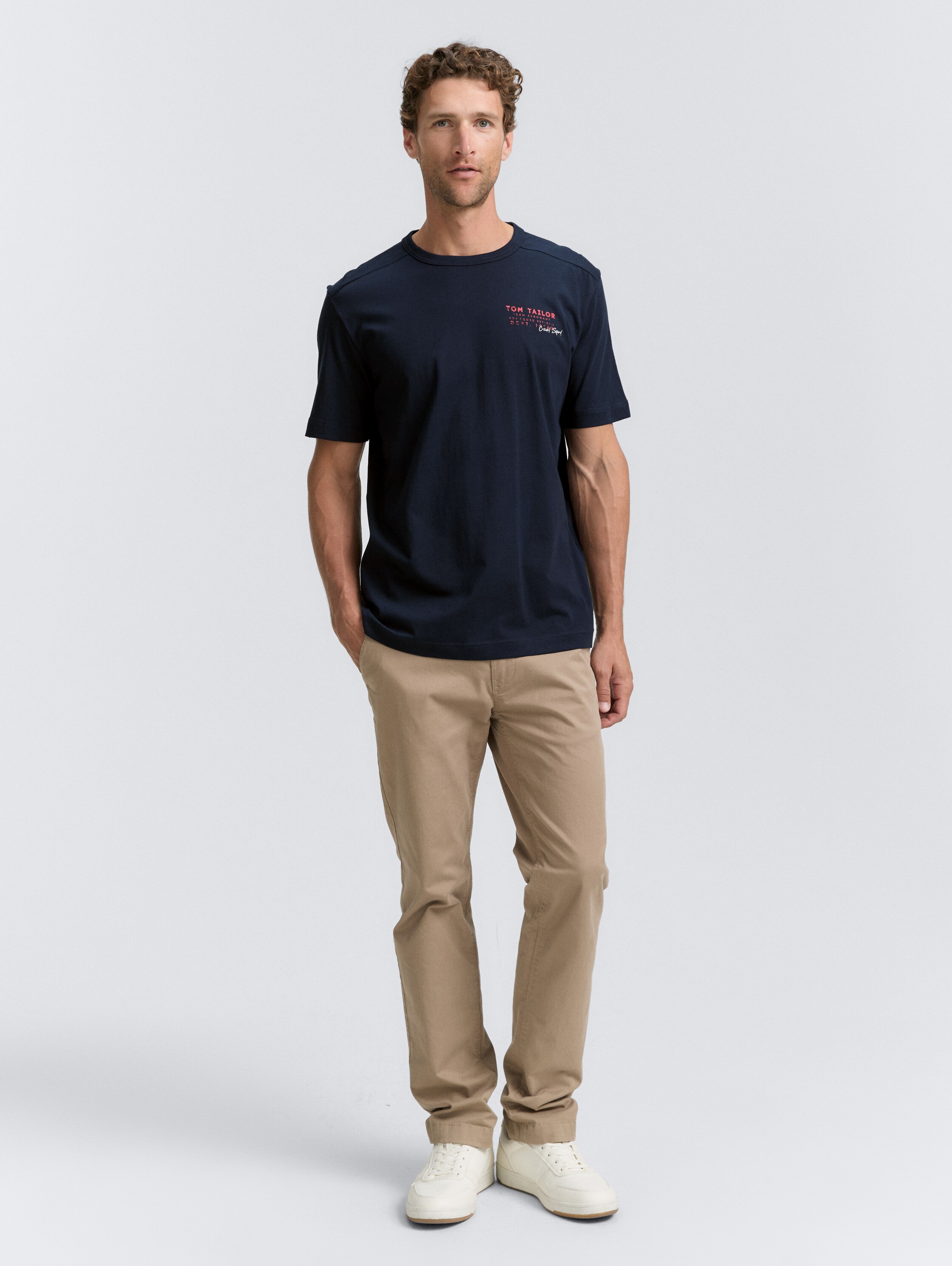 T-Shirt mit Print - sky_captain_blue_1 - 