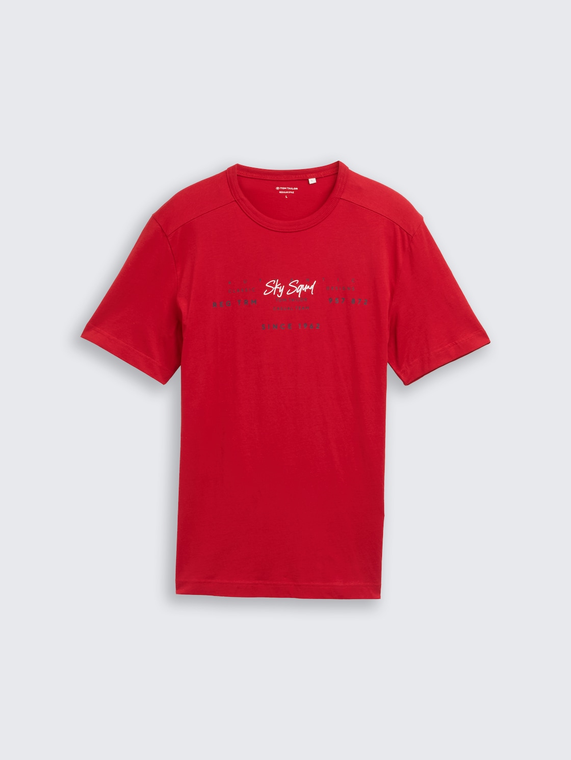 T-Shirt mit Print - Samba Red - Vorder-Produkt-Ansicht