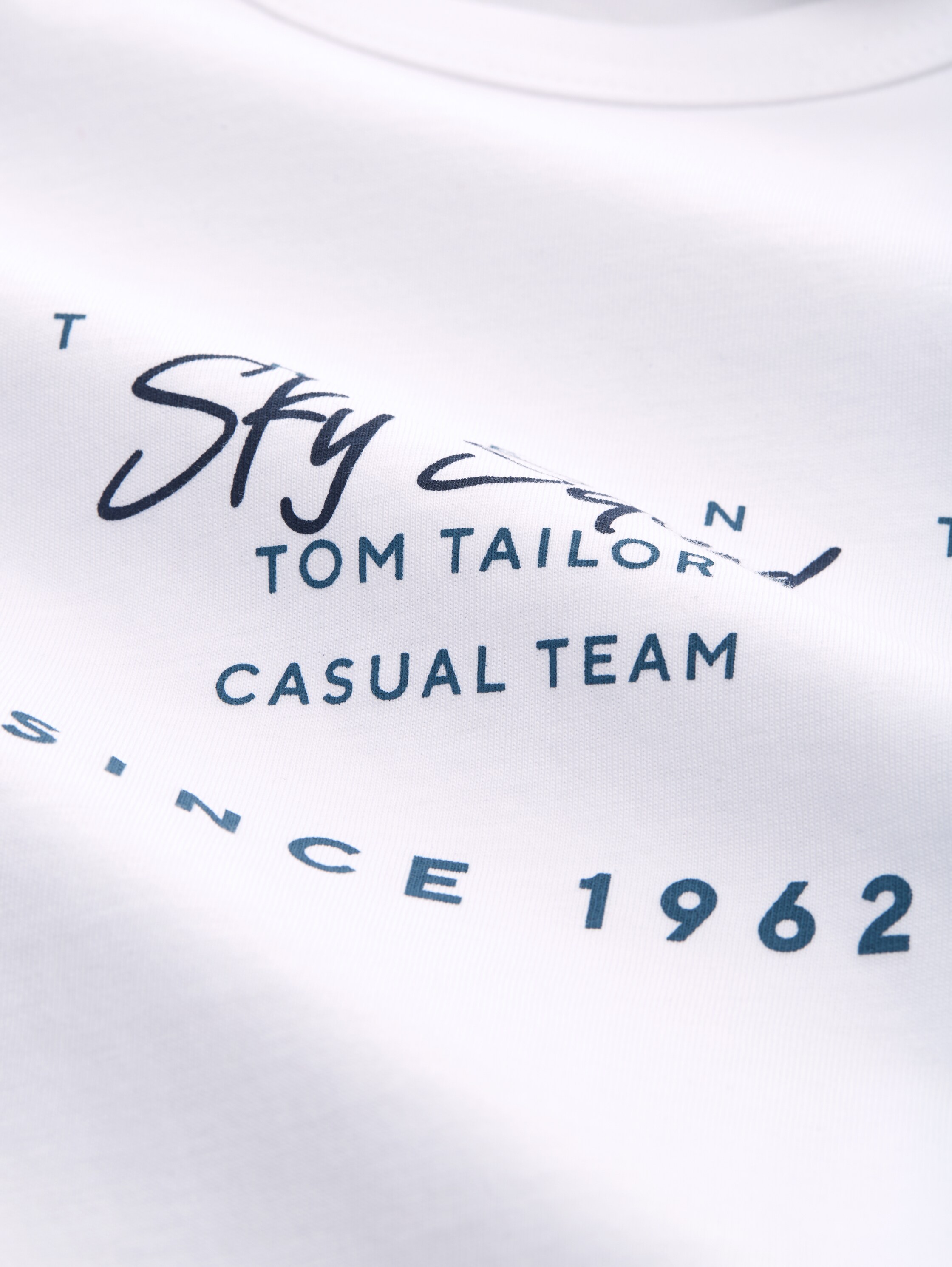 T-Shirt mit Print - white - 