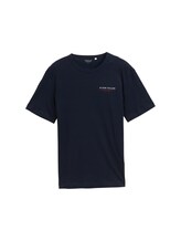 Ausgewählt, T-Shirt mit Print von Tom Tailor, blau