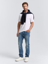 T-Shirt mit Print - White - Model-Vorderansicht