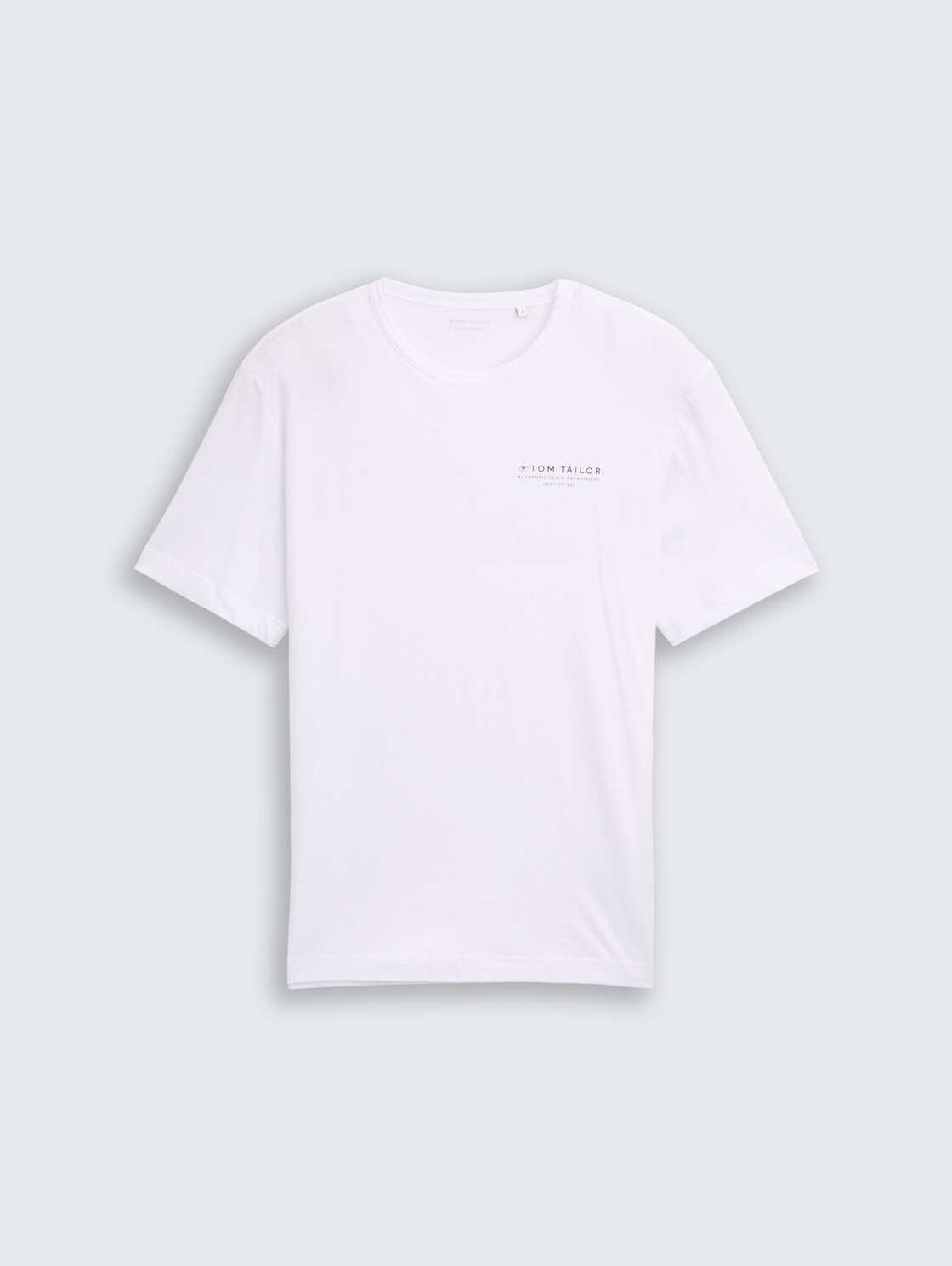 T-Shirt mit Print - White - Vorder-Produkt-Ansicht