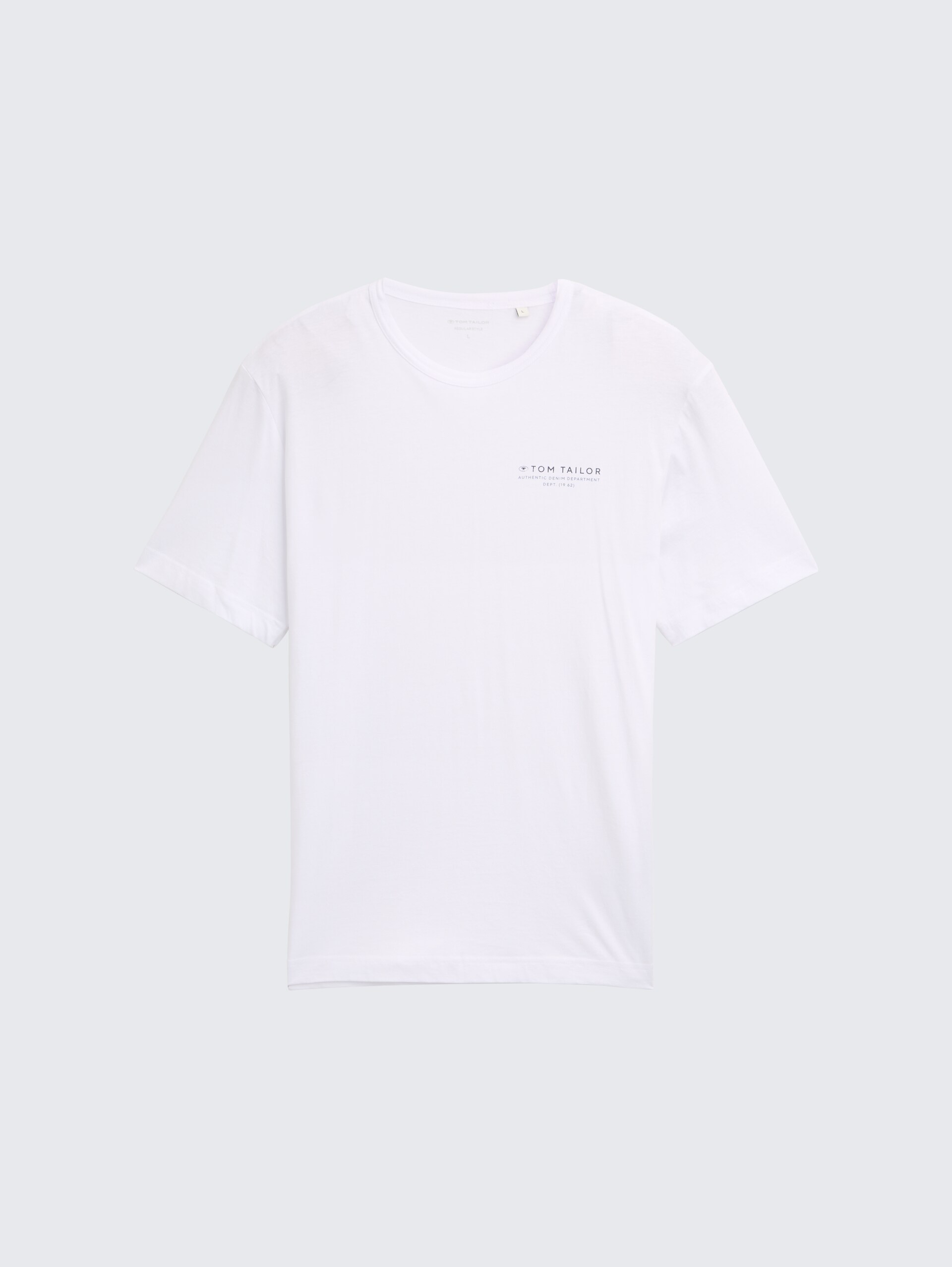 T-Shirt mit Print - White - Vorder-Produkt-Ansicht