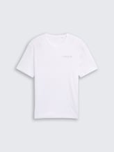 T-Shirt mit Print - White - Vorder-Produkt-Ansicht