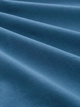 T-shirt à col rond - real teal blue - Vue de la matière