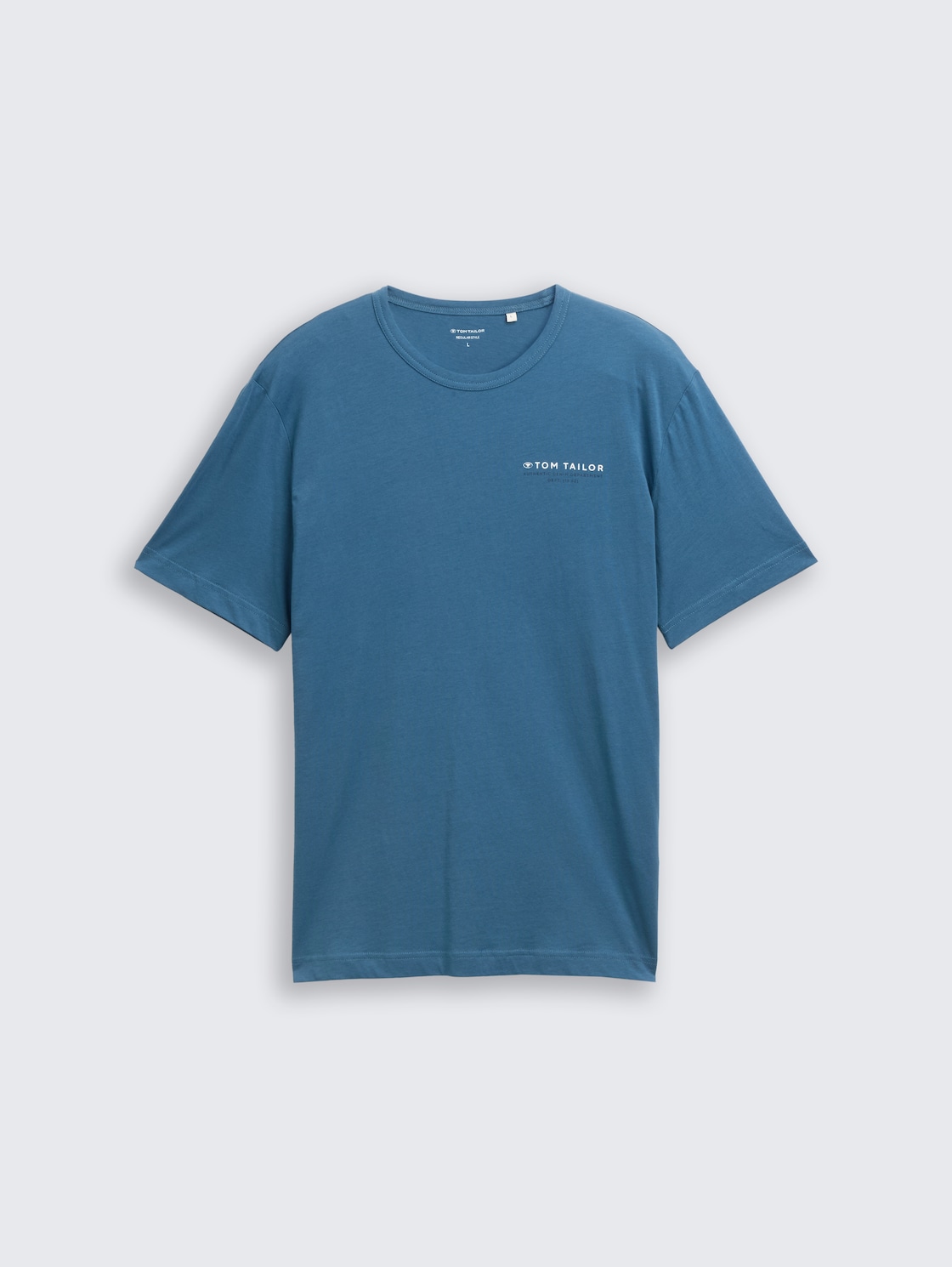 T-Shirt mit Print - real teal blue - Vorder-Produkt-Ansicht